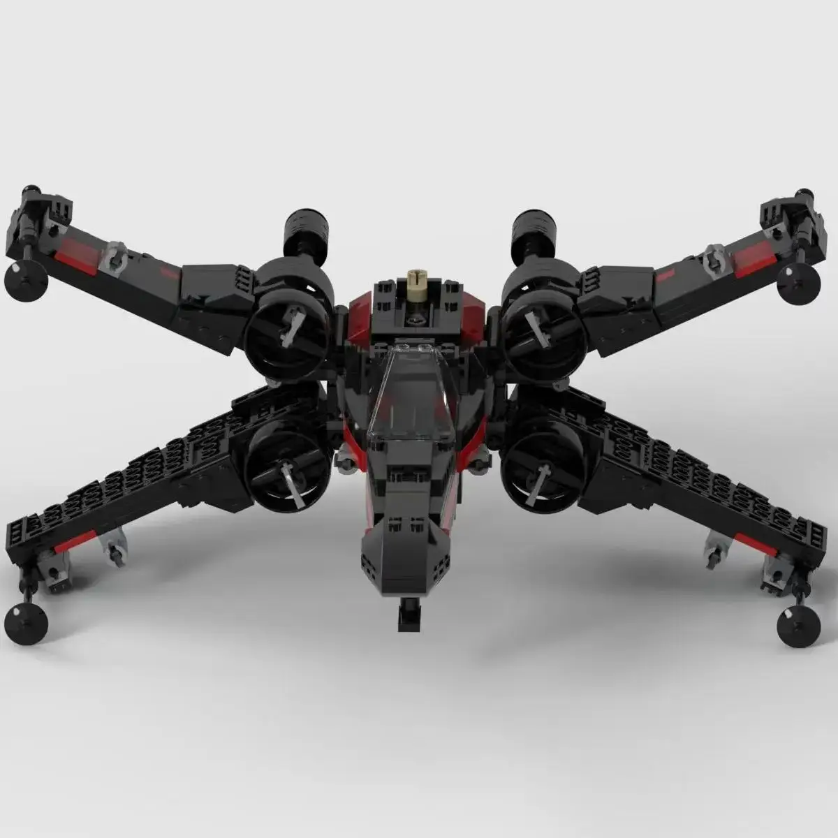 

75301Black Space Wars Fighter Building Block Model Bricks Toy For Kids Adults Birthday Christmas Gifts