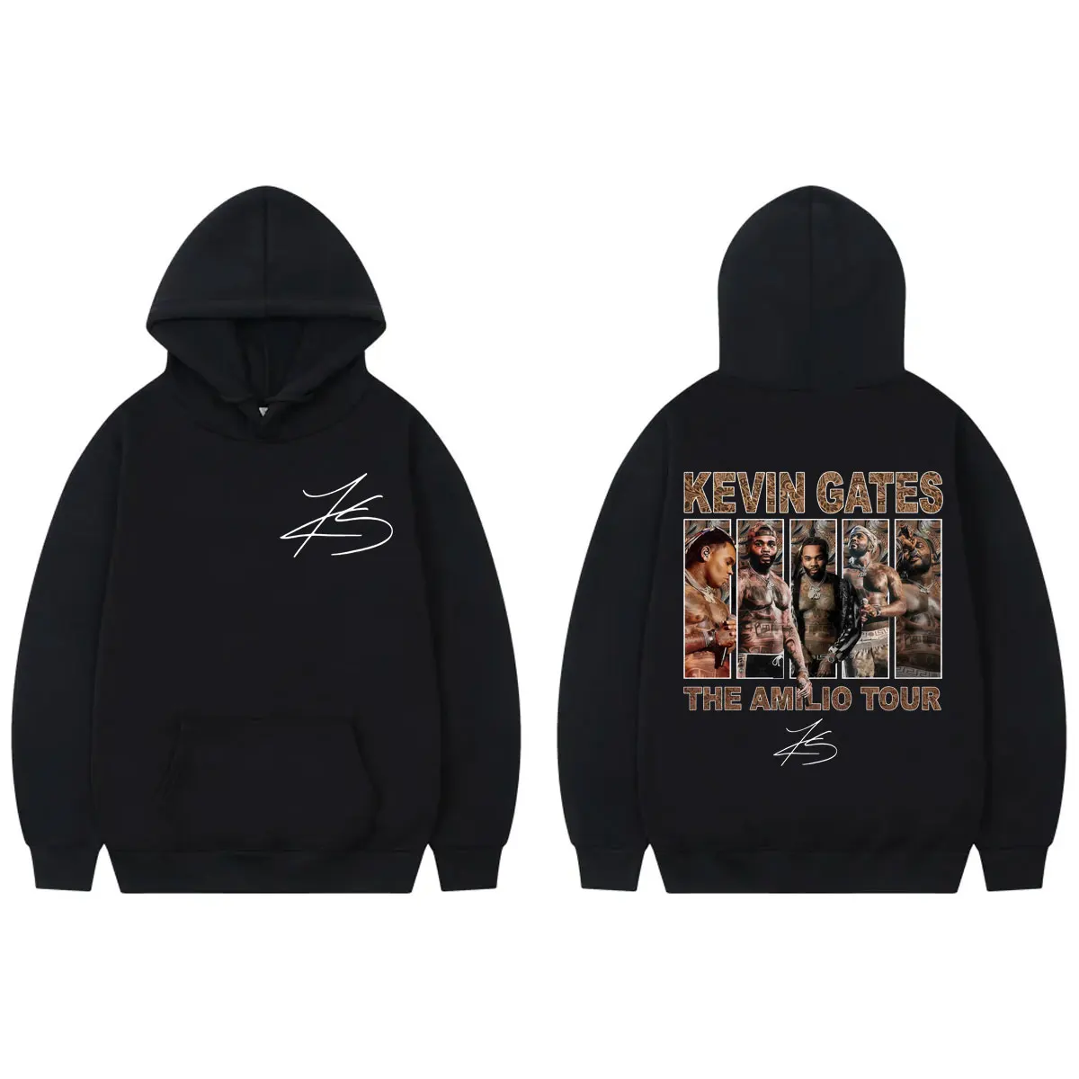 

Kevin Gates The Amilio Tour 2025 Hoodie Men Women Clothing Fashion Hip Hop Pullovers High Quality Fleece Oversized Sweatshirts