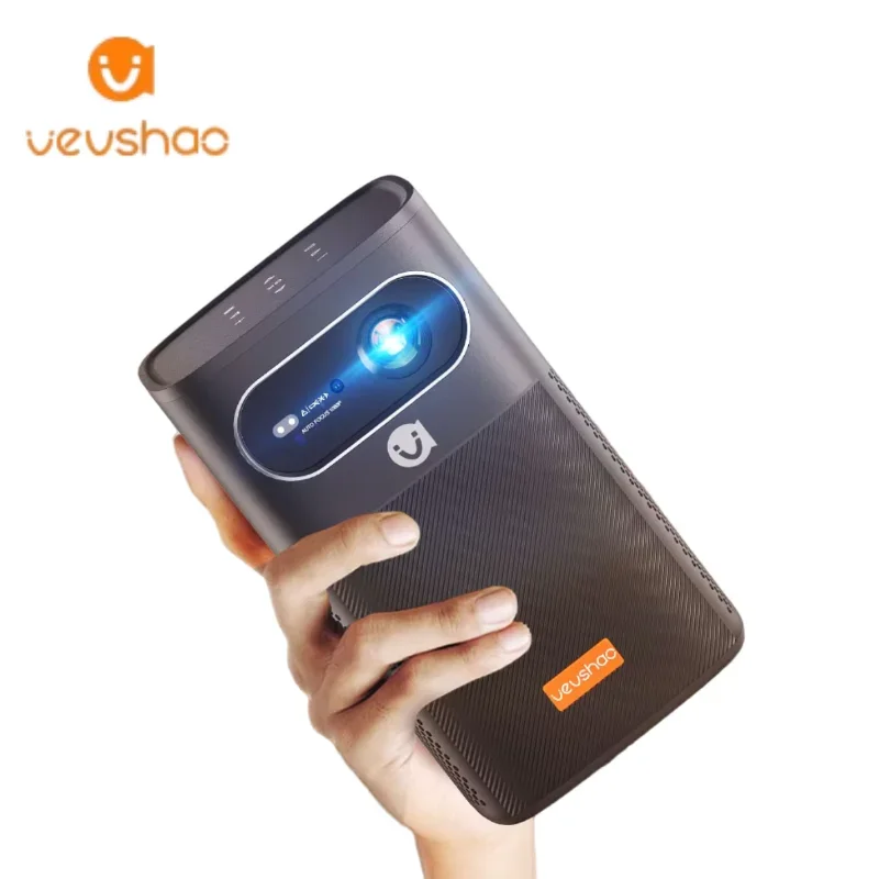 VEVSHAO New Arrival V30 Outdoor Battery Powered Projector Lightweight DLP Pocket Mini Projector With Built-in Battery