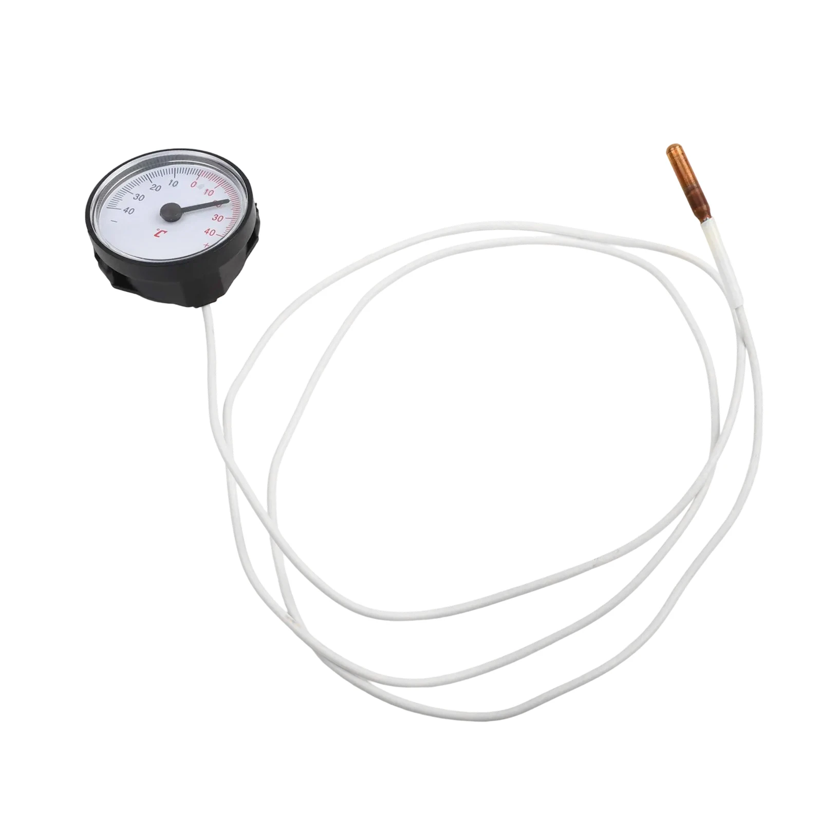 For Dial Thermometer With 1.44m Brass Capillary Tube 0-120C Water Oil Temperature Gauge For Aquarium Pool For Refrigerator Testi