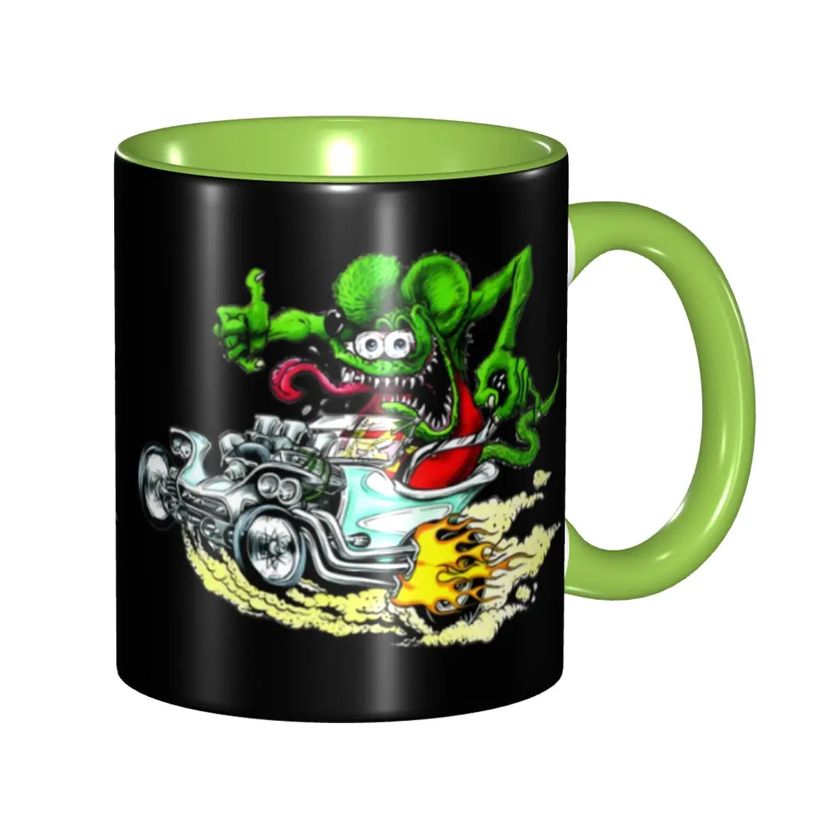 

Rat Fink Coffee Mug DIY Personalized Animation Anime Cartoon Ceramic Mug Creative Present