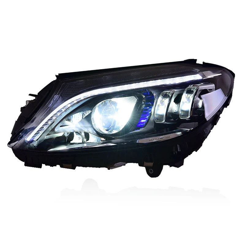 

Suitable for 2015-2021 Mercedes-Benz/C-Class C180/C200/C260 Modification W205 High-end Geometric LED Headlight Assembly