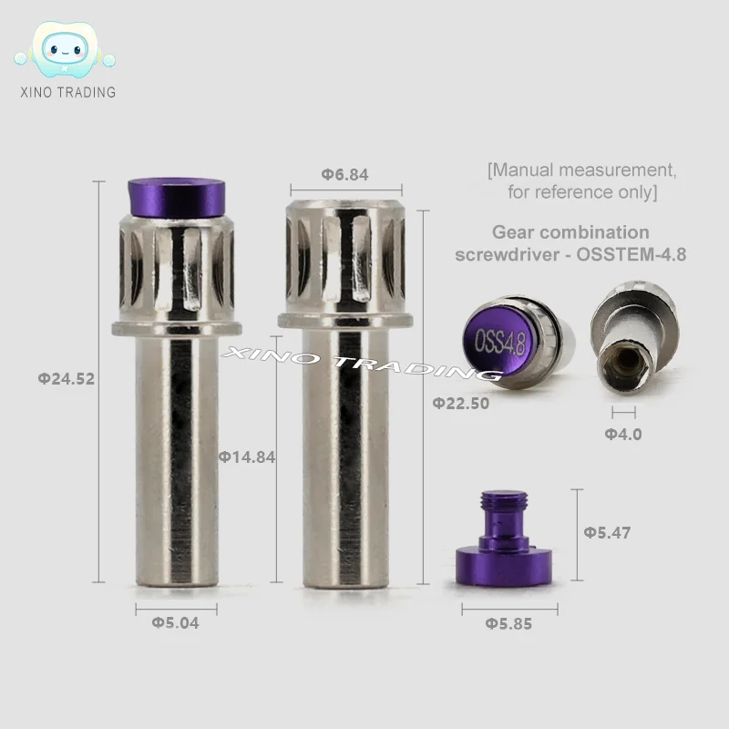 OSSTEM الأسنان زرع الأسنان مفك نوبل مجمع مستقيم اسئلة دعامة مجمع سائق المسمار مفتاح العزم محدد #5