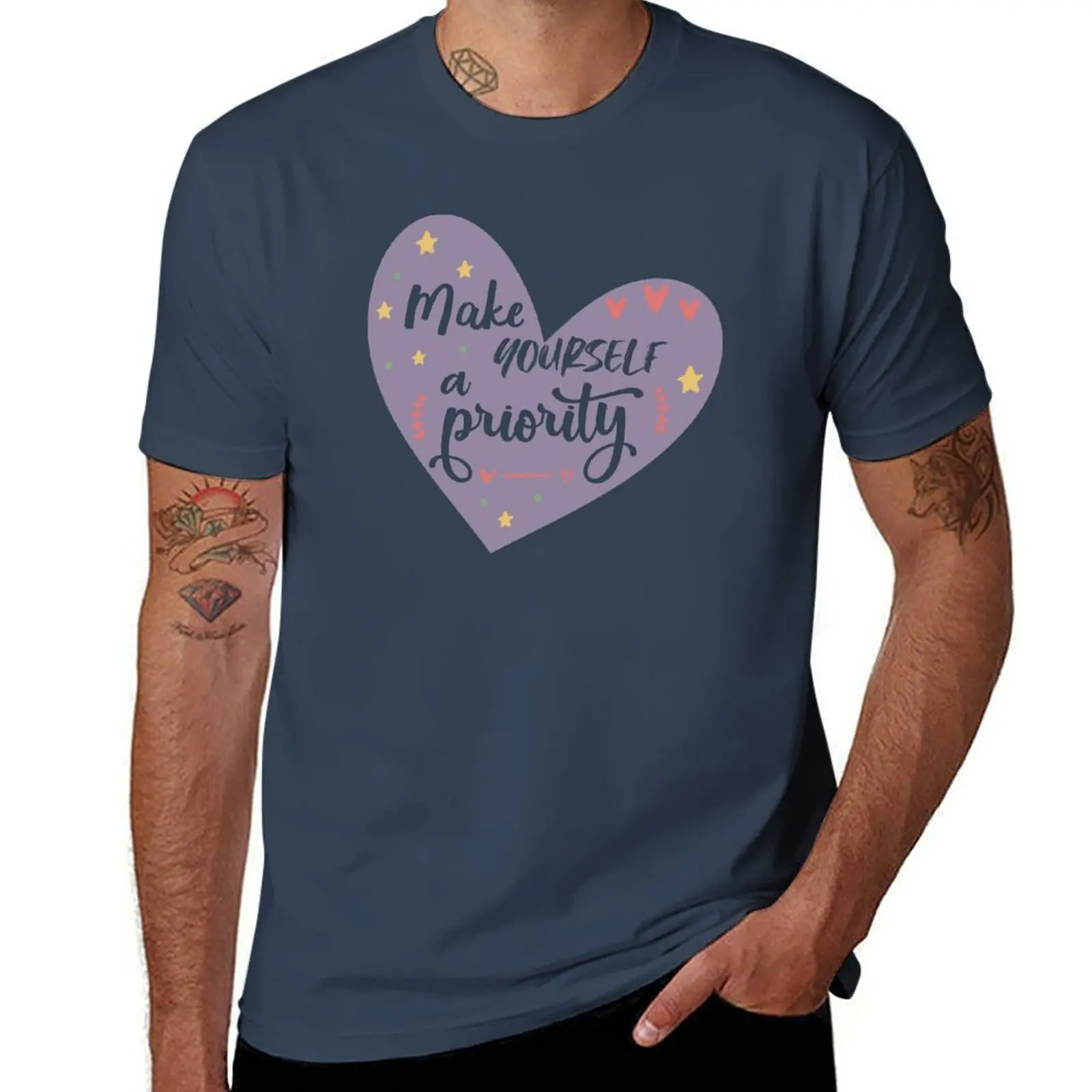 

Make yourself a priority T-Shirt essential t shirt graphic t shirts for man T-Shirt
