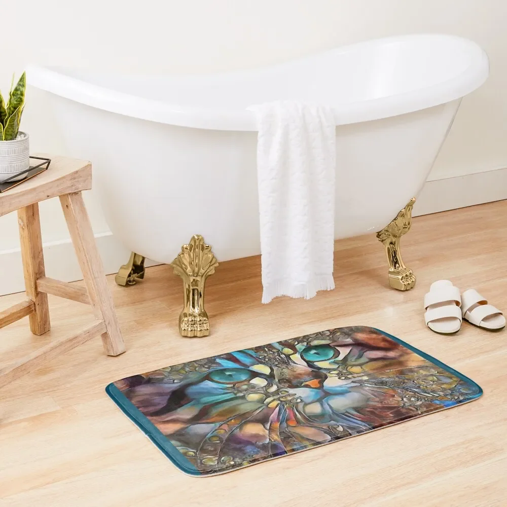 

Andyna, cat, chat, cat, lea roche paintings Bath Mat Non-Slip And Washable Kitchen Hallways Floors Carpet In The Bathroom Mat