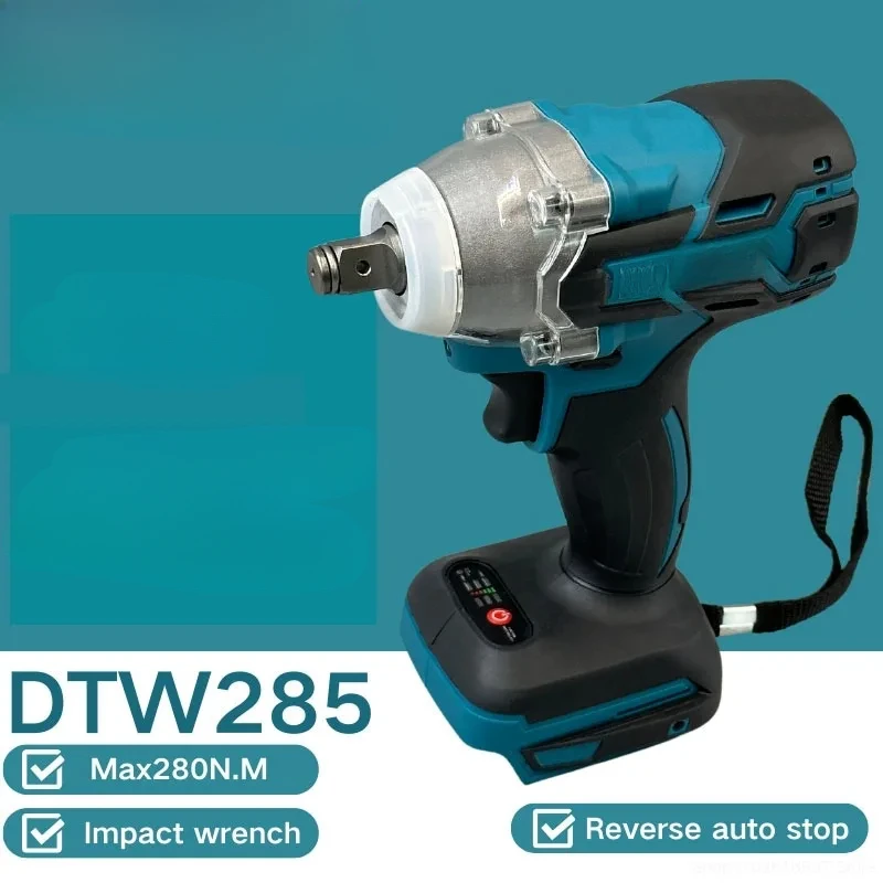 

DTW285 Brushless Impact Wrench Machine Cordless Electric Wrench High Torque Rechargable Tool For Makita 18V Battery Tools