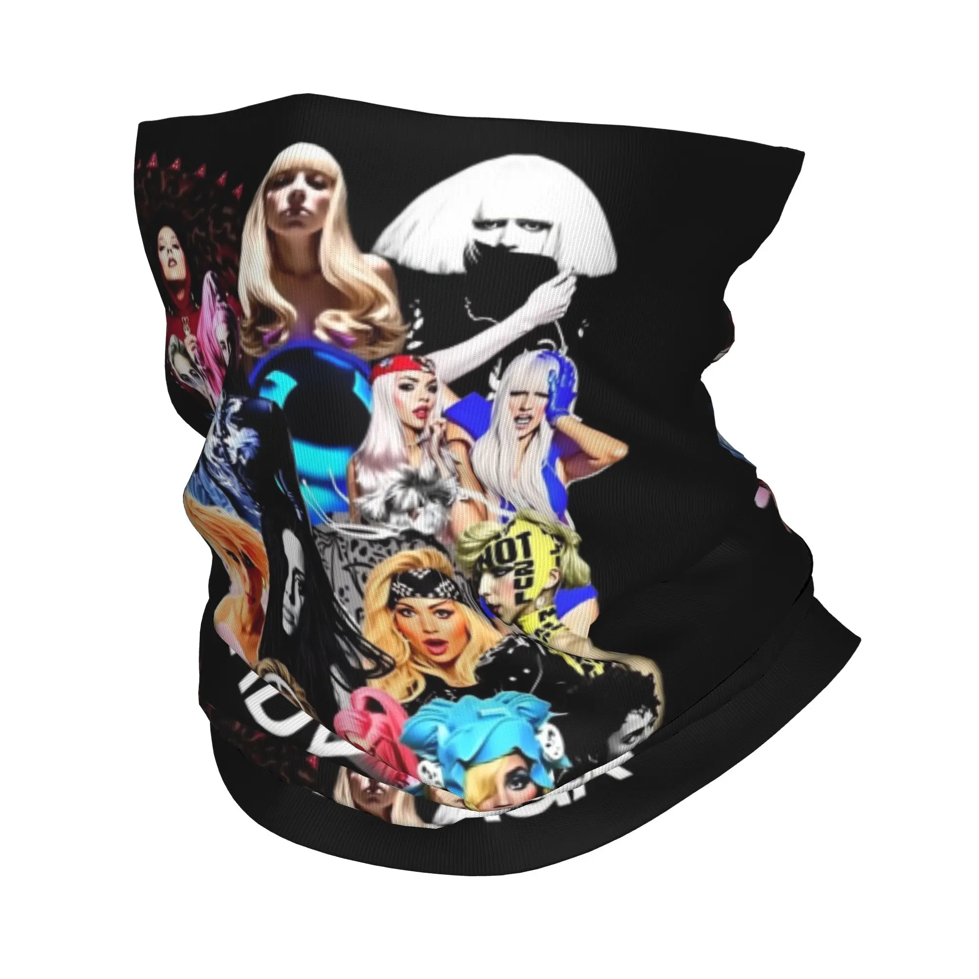 

Пользовательские американские певицы Леди Гага бандана для шеи теплые мужские и женские зимние походные лыжные шарфы гетры крышка для лица