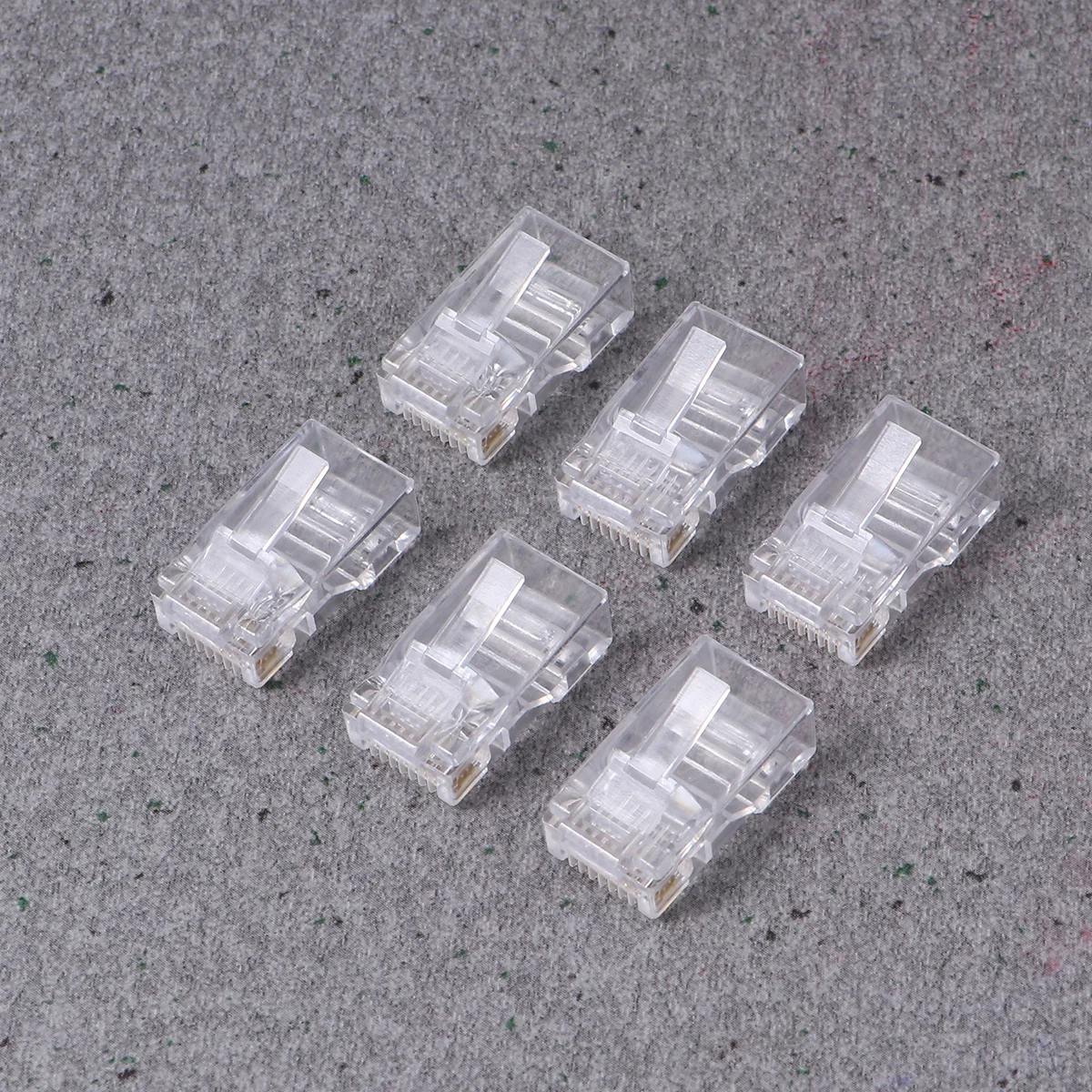 

1000 Pcs 8-core Modular Plug Network Cable Pin COB Connector Cat5e Terminal