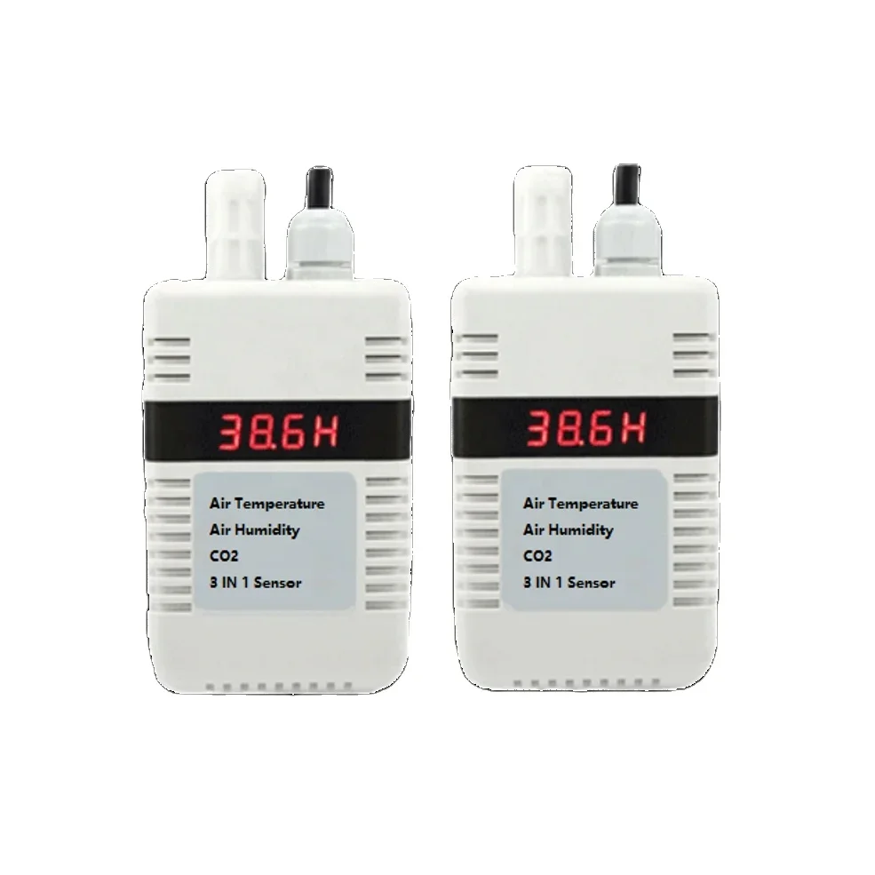 High precision Wifi Gprs Lora Lorawan RS485 output Air temperature humidity and CO2 3 in 1 air gas sensor