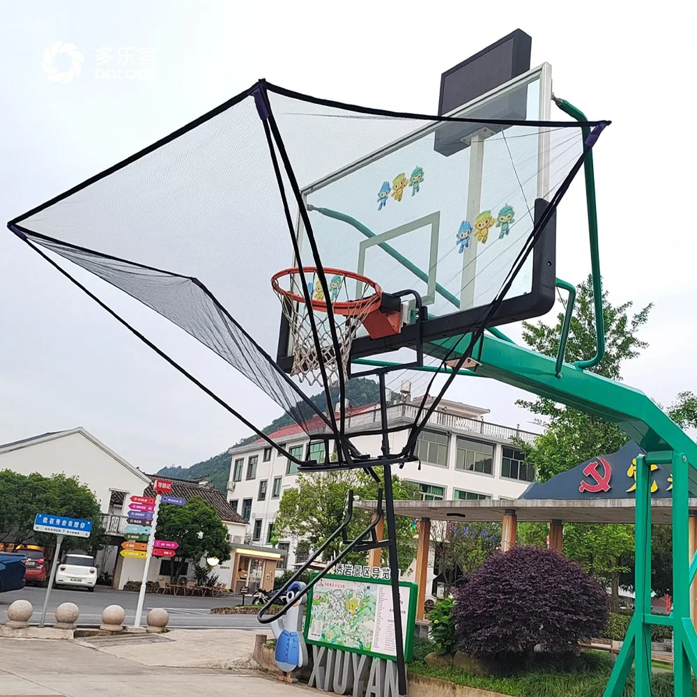 

Basketball Rebounder Net Return System Portable Shot Trainer for Basketball Hoops