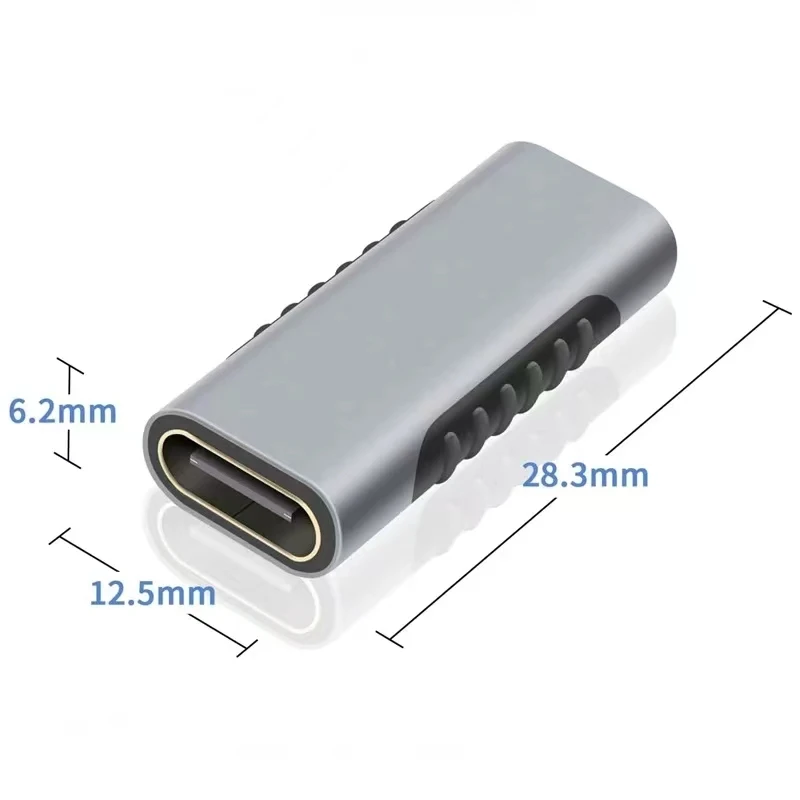 USB Type C Adapter Female to Female Extension Cable Connector Portable USB-C Coupler Type-C Converter For Phone Tablets Laptops