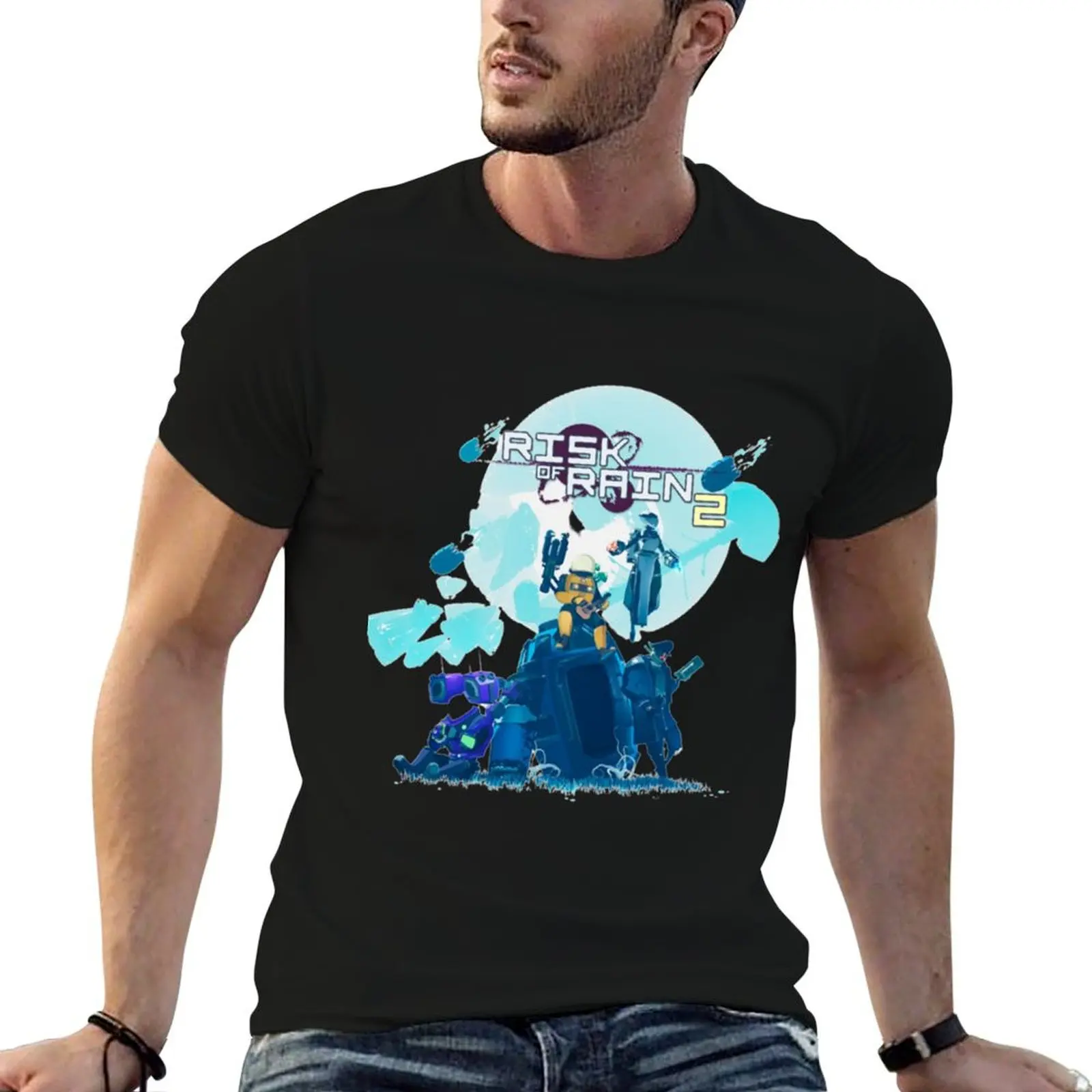 

Risk of Rain 2 T-Shirt anime t shirts for man funny t shirts dark humor T-Shirt