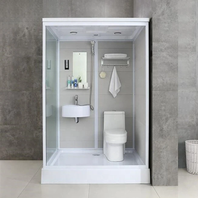 

Low Price Freestanding All in One Bathroom Shower Prefab Bathroom Pod With Toilet