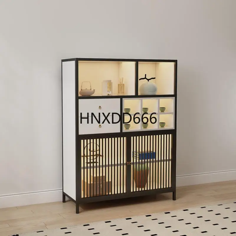 

Light luxury bogu frame ornament tea set storage display cabinet
