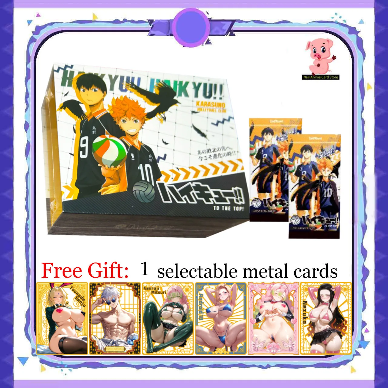 

Japanese Anime Haikyu!! Collection Card Oikawa Tooru Iwaizumi Hajime Koutarou TCG CCG Booster Box Table Game Card Kid Toy Gift