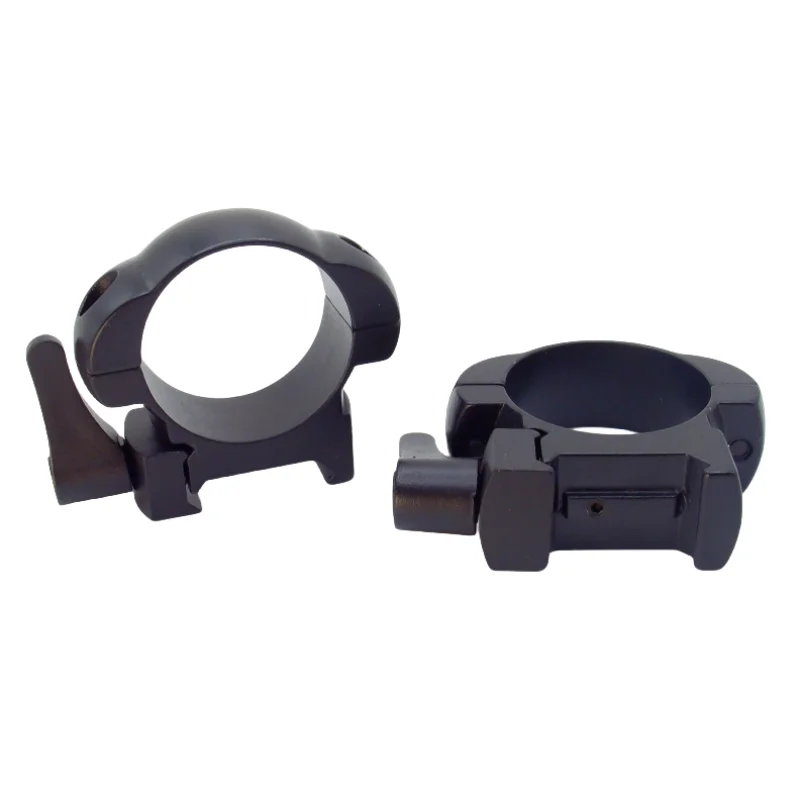 2Pcs/Set Low Profile  Hunting Rifle Scope Steel Mounts Ring for 30mmTube Scopes  21mm Picatinny Rail Tactical Flashlight Mount