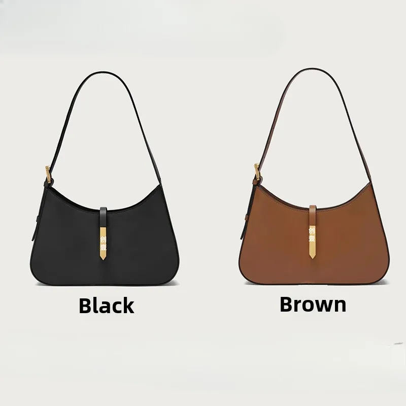 New British niche retro handbag shoulder bag commuting fashionable modern bag armpit bag