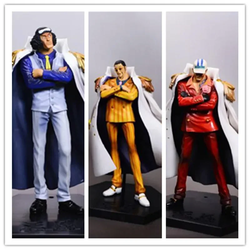 

18cm Anime One Piece Dx Admiral Of The Navy Headquarters Sengoku Aokiji Kiabusa Red Dog Figure Model Child Birthday Gift