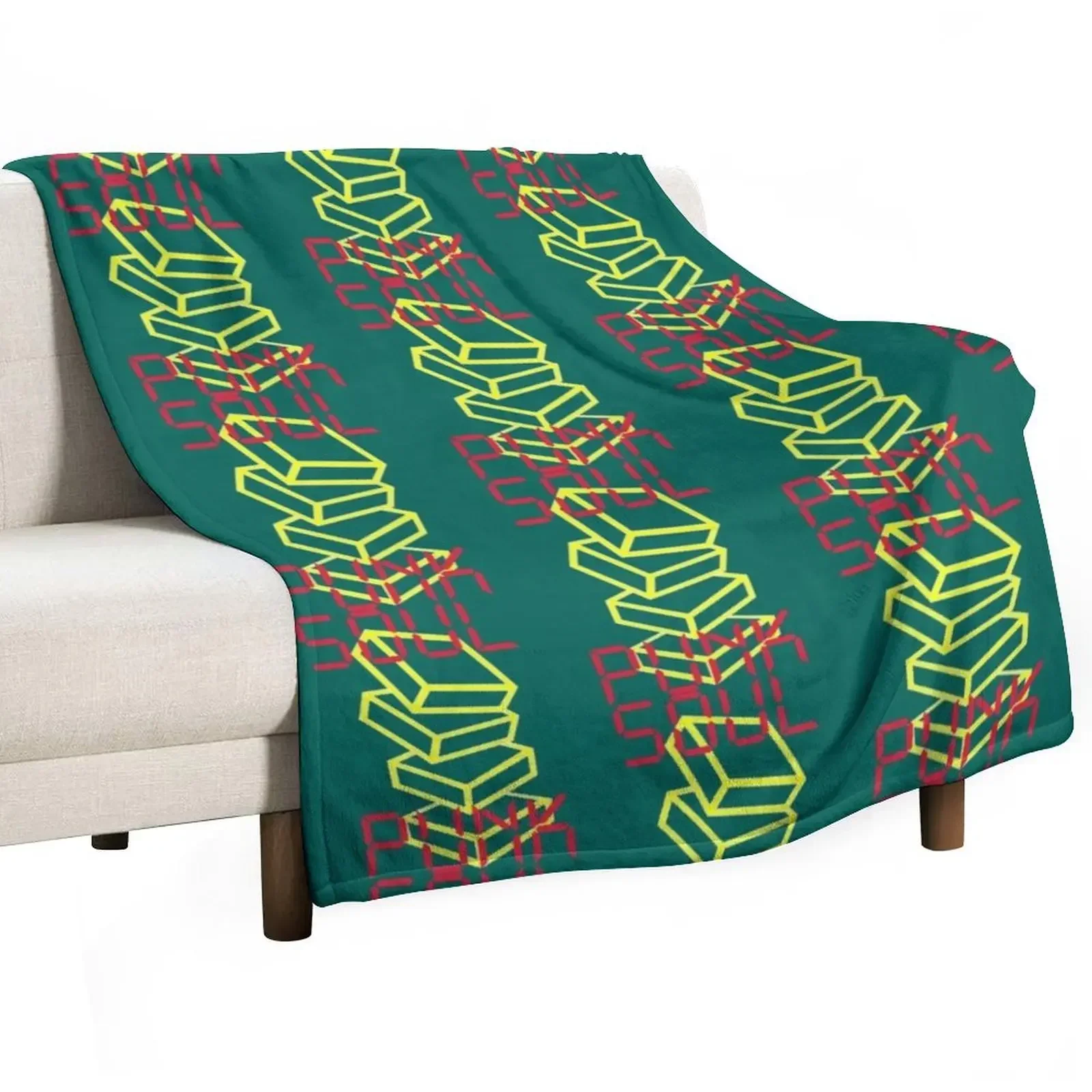 

soul punk Throw Blanket Plaid on the sofa Flannel Polar Luxury Blankets