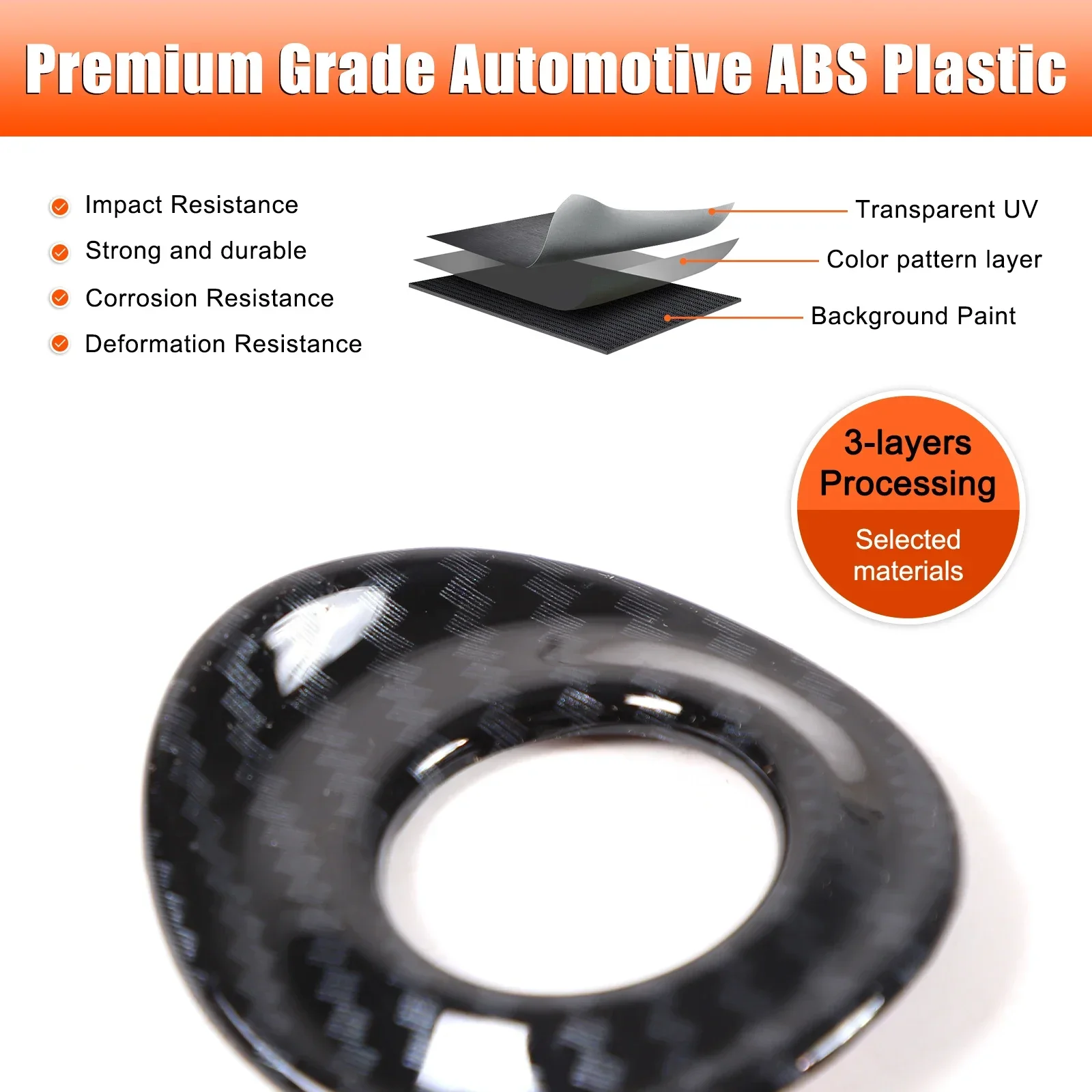 

1Pcs ABS carbon fiber For Nissan 370Z 2009-2020 Car center control left limited-slip button frame sticker car accessories