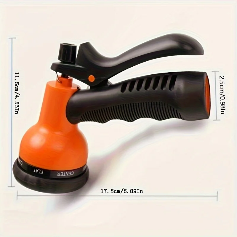 Garden Water Gun 8 Modes High Pressure Sprayer Car Wash Gun Adjustable Irrigation Hose Nozzle Plant Lawn Yard Watering Sprinkler