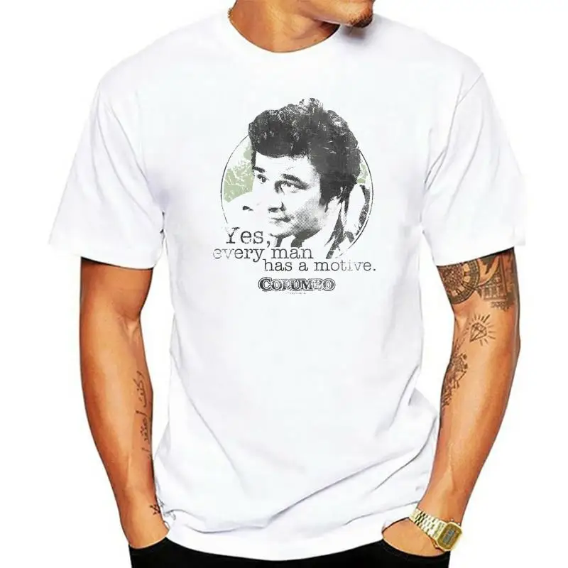 Columbo Motive TV Show T-Shirt Sizes S-3X NEW Mans Unique Cotton Short Sleeves O-Neck T Shirt