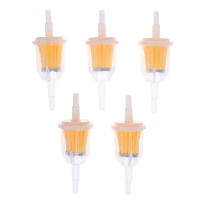 5pc Inline Gas/fuel Filter 6mm-8mm 1/4\