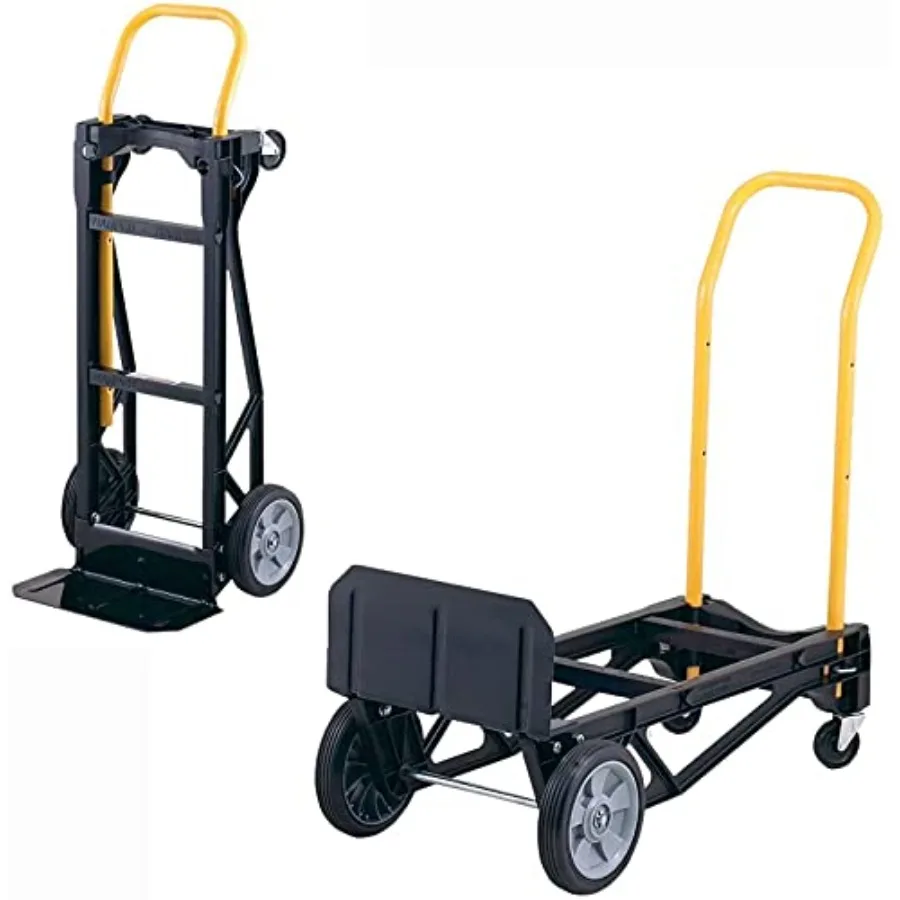 

Pre-Assembled Harper Dolly PJDY2223A steel hand truck for industrial use, gray finish, 400 lb capacity, 8 x 1 3/4 mold-on rubbe