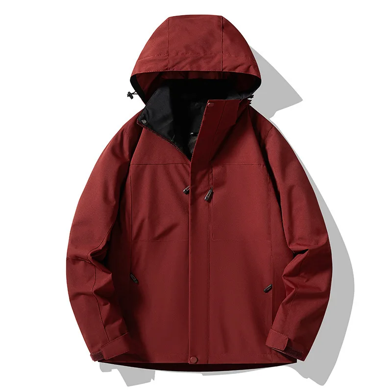 2025 New Spring Autumn Casual Jacket Men/Women Outdoor Waterproof and Windproof Hooded Windbreaker Coats