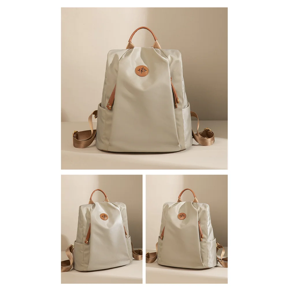 Zaino leggero premium da donna, nuovo zaino da viaggio da donna casual in tessuto Oxford di grande capacità alla moda del 2025