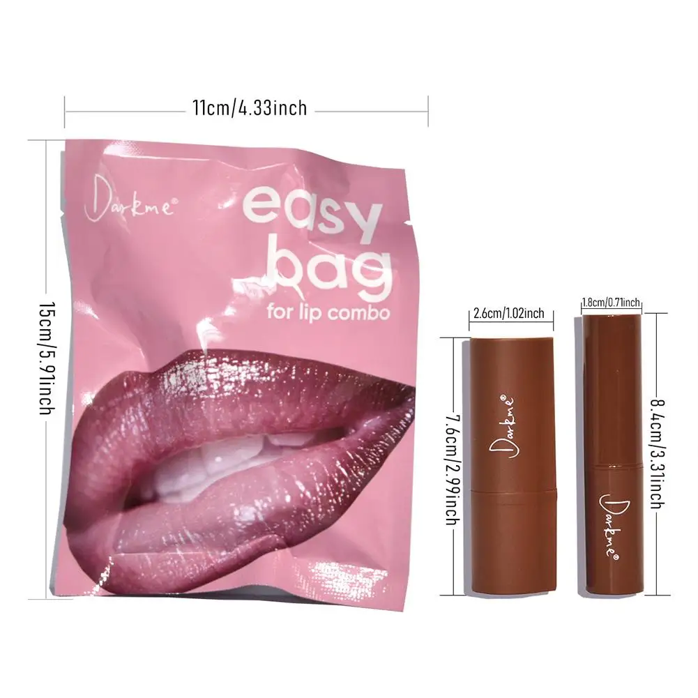 2PCS/Set Lip Gloss & Lip Liner Set Long-lasting Glitter Look Sparkling Lip Gloss Makeup Versatile Makeup Styles