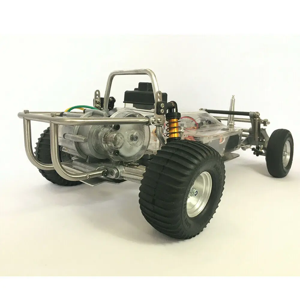 Alumínio traseiro Bumper Guard para Tamiya, Sand Scorcher, Buggy Champ, Upgrades, 1:10