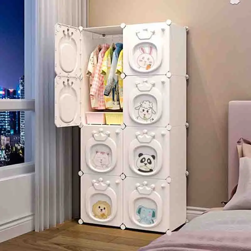 Organizer Bedroom Closet Partitions Plastic Placard Portable Foldable Modular Modern Wardrobe Small Guarda Roupa Salon Furniture