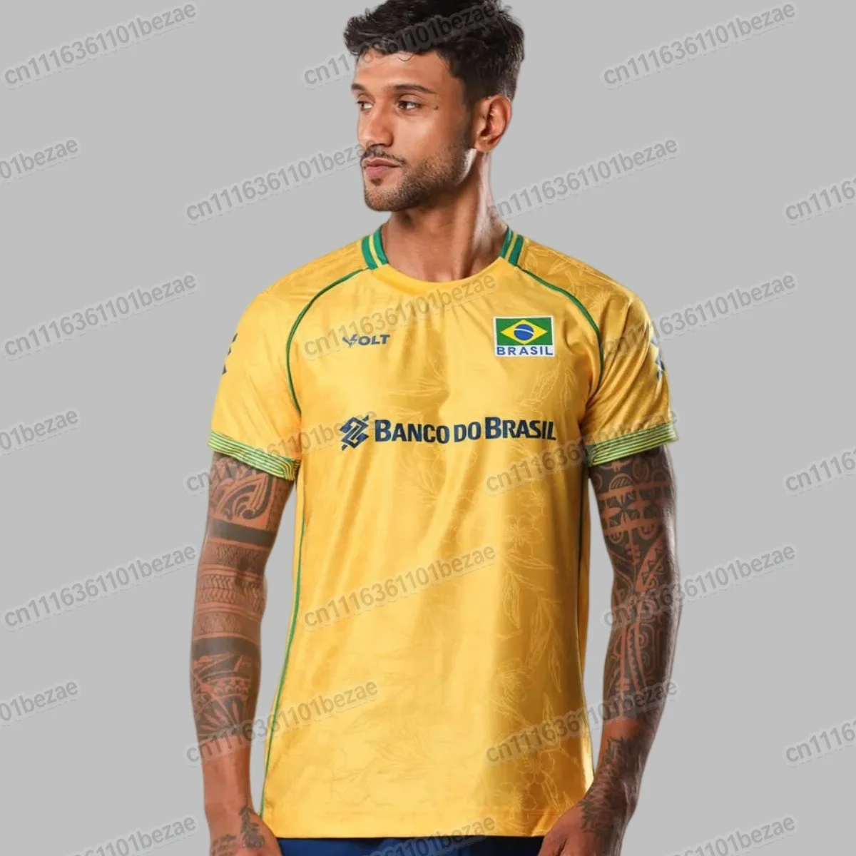 2026 CBV Brasilien Unisex Volleyball-Trikot Beachvolleyball-Shirt Herren Damen Sommer Sport Schnelltrocknendes Trikot Familien-Set – Detail 5