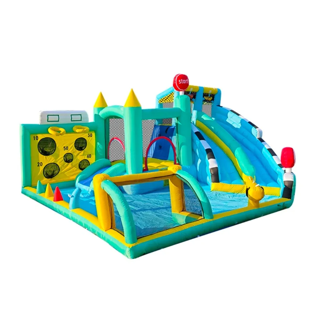 

Outdoor Sports Inflatable Water Slide Slide Inflatable Trampoline Jumping Castle for Kids Inflatable Obstacle Castle