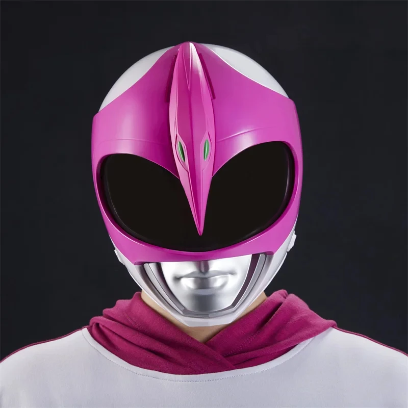 Hasbro Mighty Morphin Power Rangers Pink Ranger Helmet with Display Stand (Exclusive)1:1Cosplay Pink Ranger Helmet