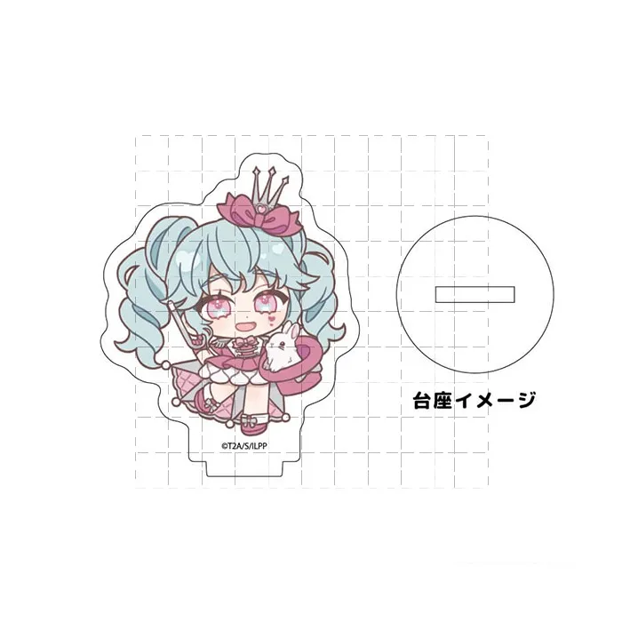 Game Manaka Laala Minami Mirei Yumekawa Yui Acrylic Stand Doll Anime Shiratama Mikan Mini Figure Model Plate Cosplay Toy Gift