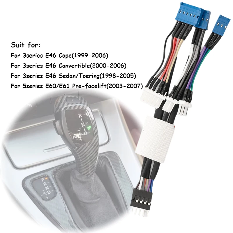 Picture 3: Shift Lever Wire For BMW Gear Knob Car Center Console Modification Accessory Cable E90 E63 E39 E85 E46 E83 E60 E88 Retrofit Line