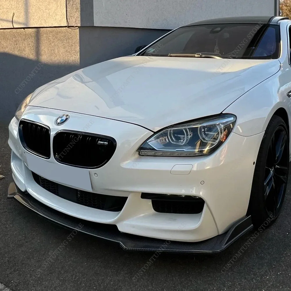 

For BMW F12 F13 F06 Front Bumper Lip Spoiler Splitter 6 Series 640i 640d 650i 650d M Sport 2011-2018 Styling Bodykits Tuning