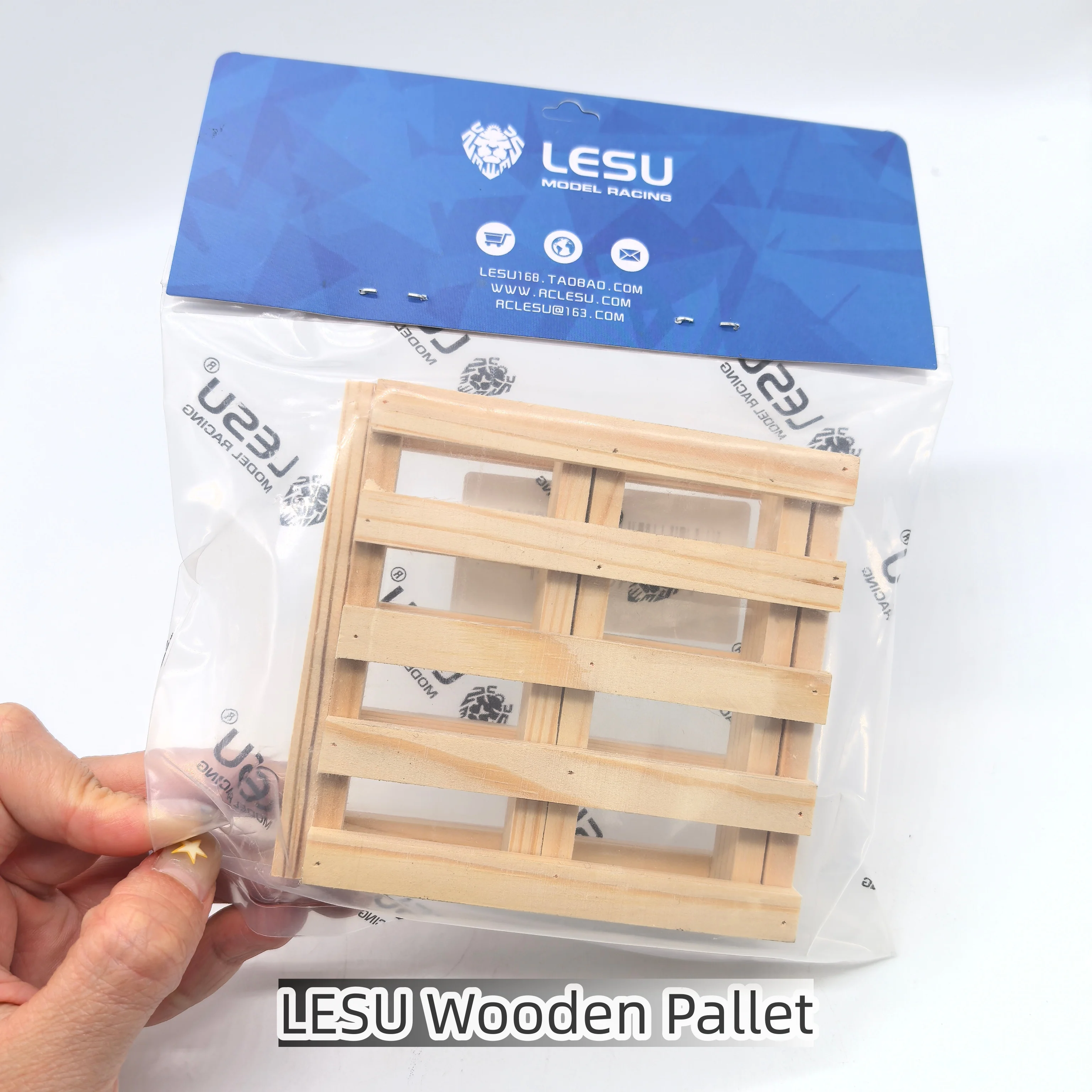 1/14 Technischer Hydraulik-Gabelstapler RD-A0002-F Holzpalette Palettenrahmen Tamiya LESU Modell – Detail 6