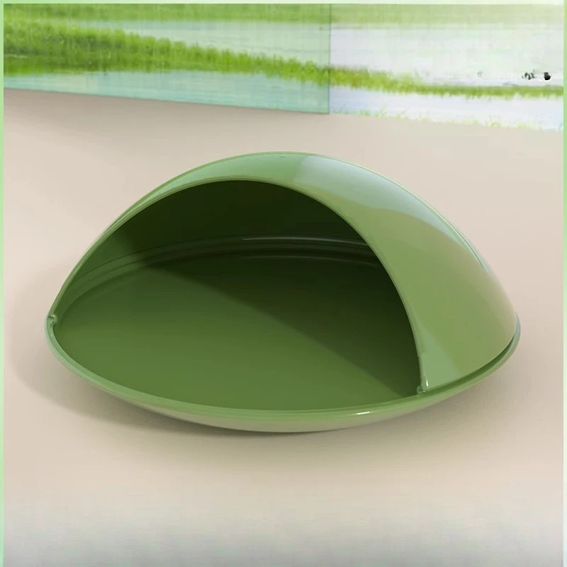 

Cat house flocking Internet celebrity kennel removable and washable semi-closed security spring and summer cat litter