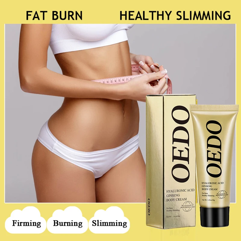 

Hyaluronic Acid Ginseng Slimming Cream Reduce Cellulite Lose Weight Burning Fat Health Care Cream 40g