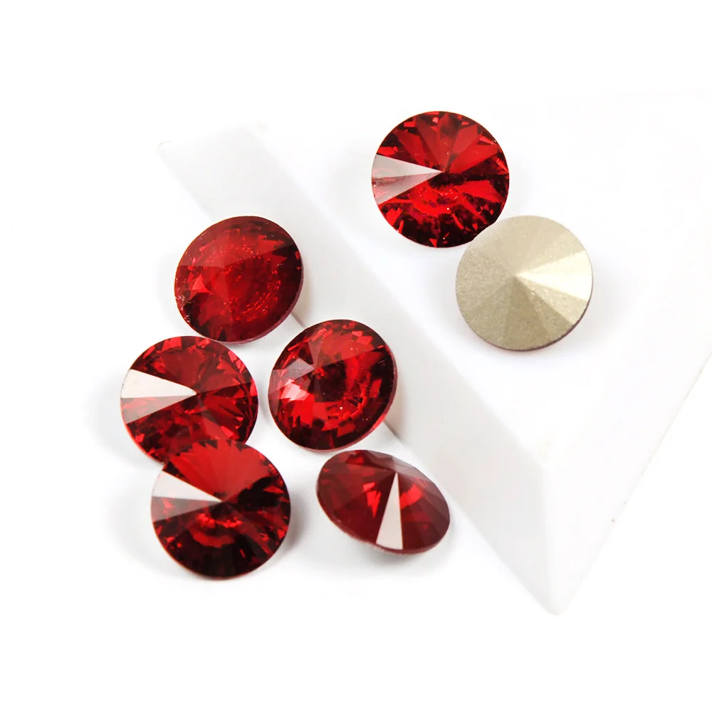CTPA3bI 1122 Rivoli Brillantschliff K9 Kristall-Strasssteine Glitzer Spitzboden Strass in verschiedenen Farben für Schmuck, Kleider und Bastelarbeiten – Detail 14