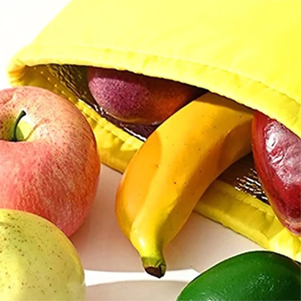 Fruit Vegetables Storage Bag Insulated Shockproof Fresh Keeping Drawstring Pouch for Lettuce Banana Preserve 9pcs