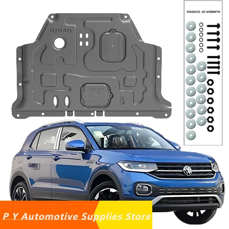 

For VW TACQUA 2020-2025 1.5L 1.4T Under Engine Guard Splash Shield Mud Fender Cover Plate Fender Mudguard Protector Alloy