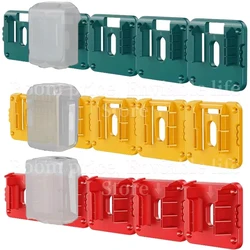 Battery Mount Storage Bracket For Makita/Dewal/Milwaukee，18V Li-ion Battery Holder Slots Stand Mount Dock Holder for Workshop