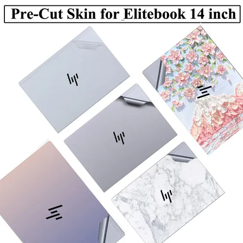 Imagen 1 del producto Pegatina de vinilo sin corte para ordenador portátil, cubierta de tapa de reposamanos, película de piel para HP Elitebook 14 Elite X360 1040 845 840 645 640 G11 G10 G9 2 en 1