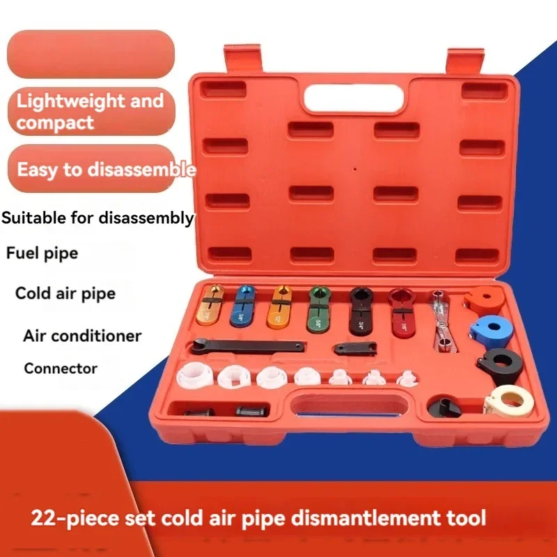 22-pieces Cool-air Tube Removal Tools Fuel Tube Removal Device Quick Tubing Connector Removal Tools