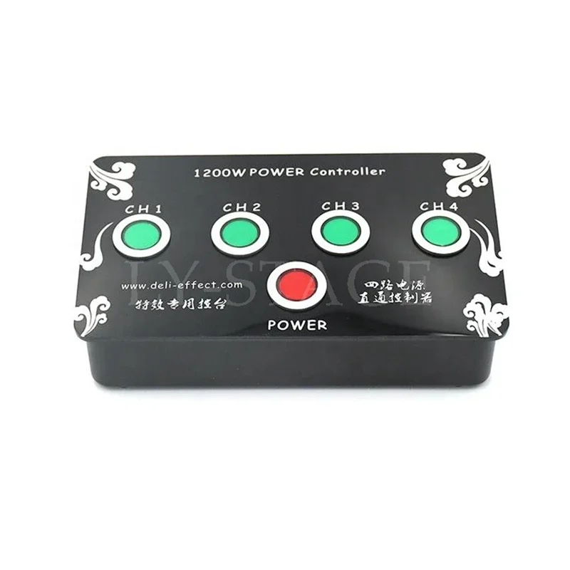 Use Small Pyro 110V 220V 4 Way Power Controller For Stage