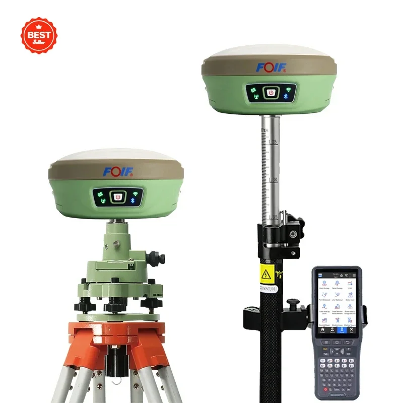 FOIF A90 GPS RTK Survey Equipment Dual Frequency Land Surveying Gnss Rtk, Battery Removable,Rover and Base